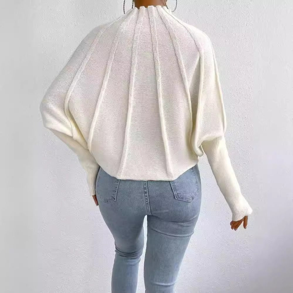 Anastasia  Ribbed Dolman Sleeve Sweater