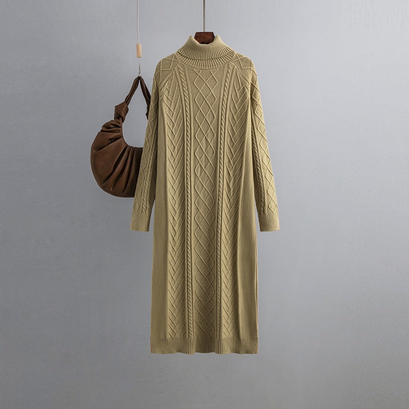 Judy Cable Knit Sweater Dress