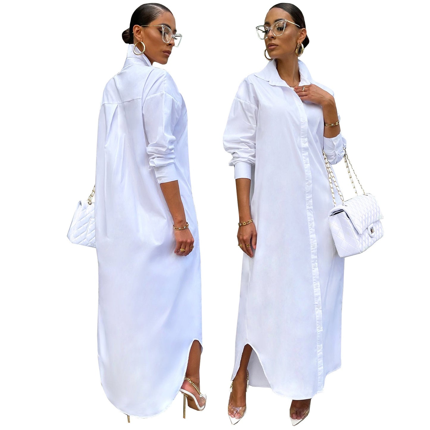 Trudy Long Chic T-Shirt Dress