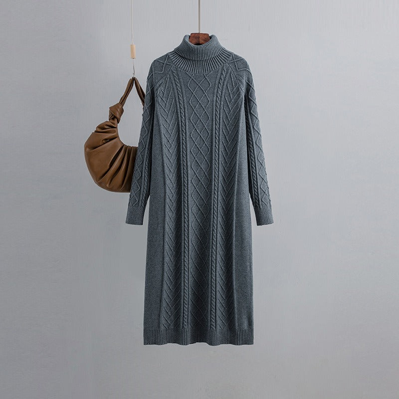 Judy Cable Knit Sweater Dress